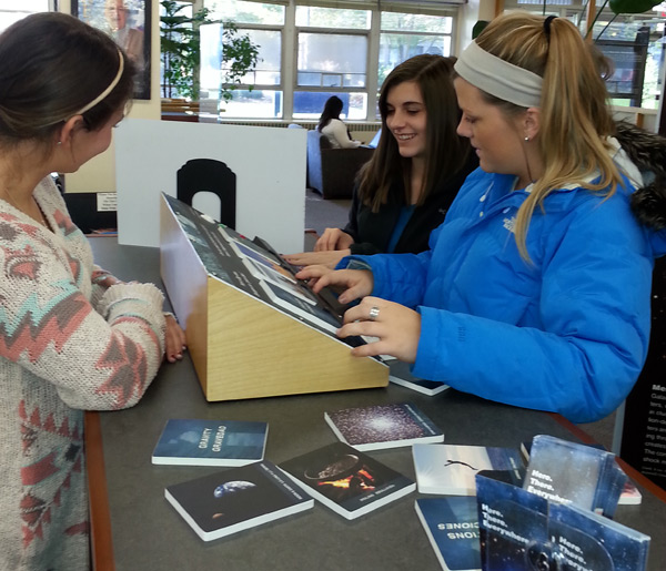 HTE Visits Aurora University, Phillips Library