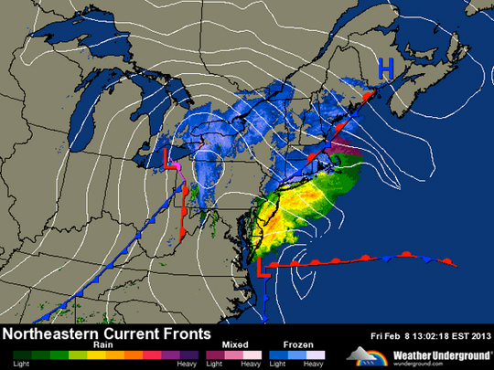 Map of Blizzard